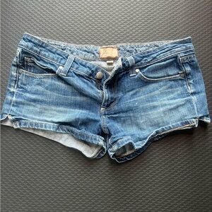PAIGE Blue Denim Shorts
